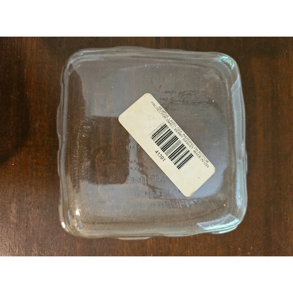 Longaberger Basket Protector Small Clear 41301 Small Berry Basket Liner